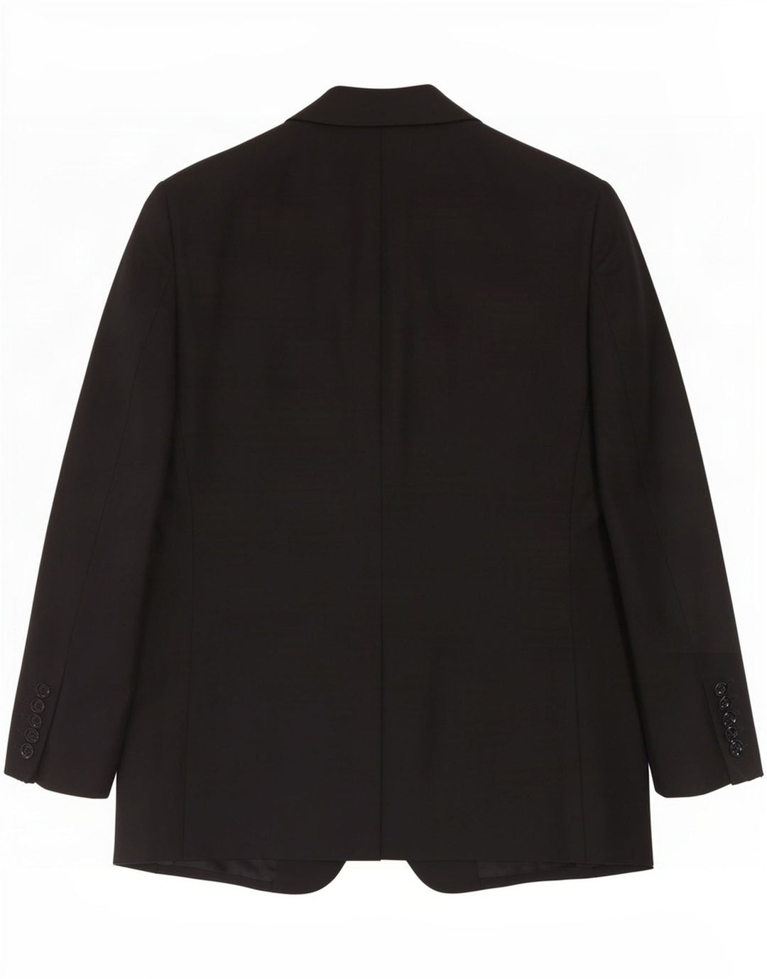 Trussardi Chaqueta tipo blazer de 2 botones para hombre IT 52 XL Lana negra