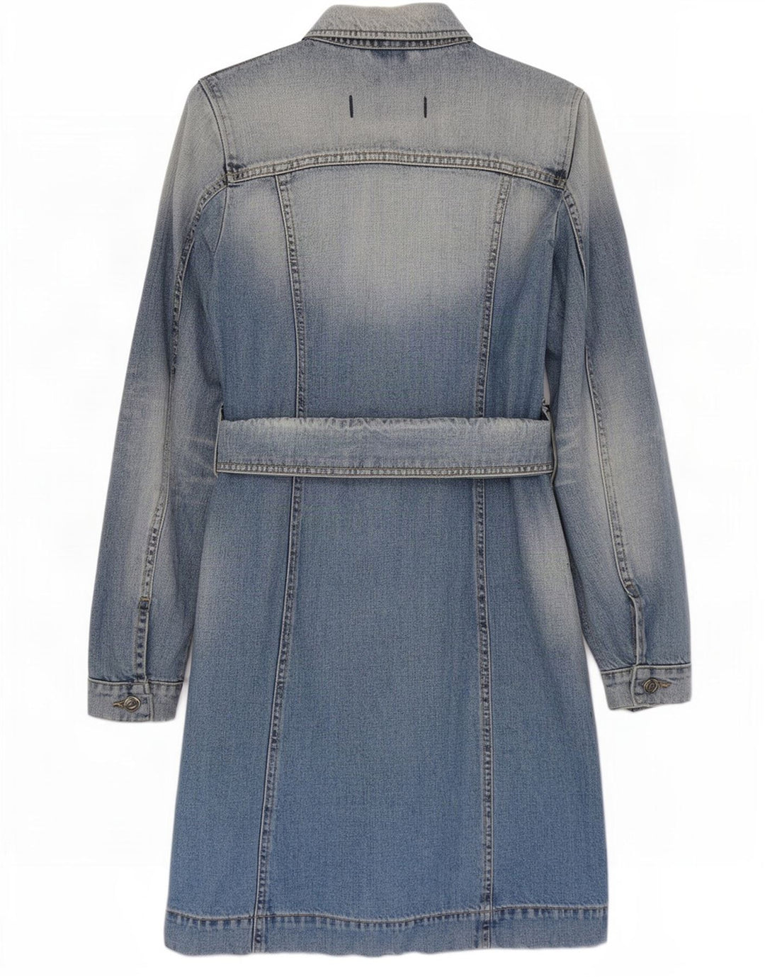Abrigo vaquero para mujer Gas UK 10 Small Blue Cotton