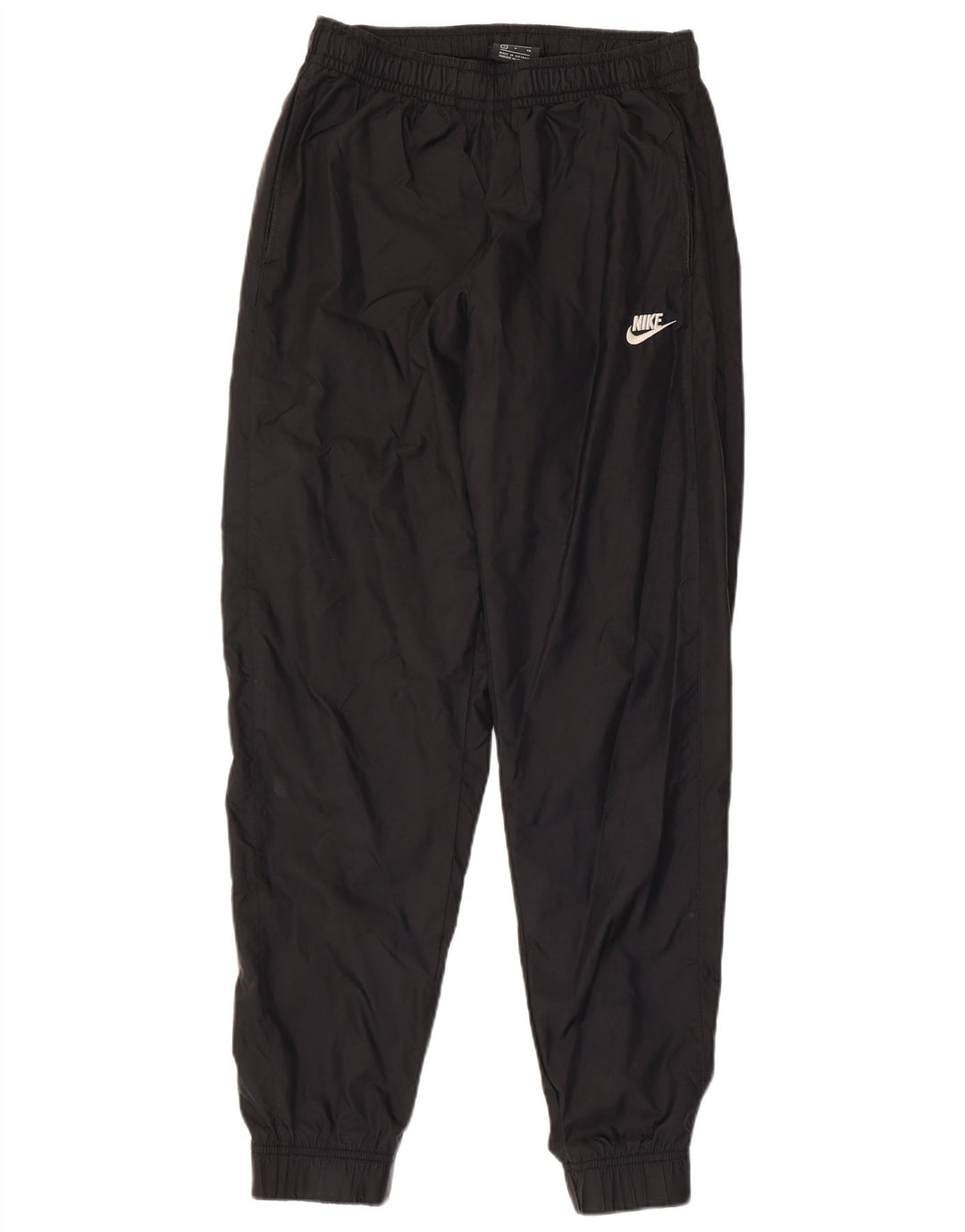 NIKE Hombre Pantalones de Chándal Joggers Small Nylon Negro
