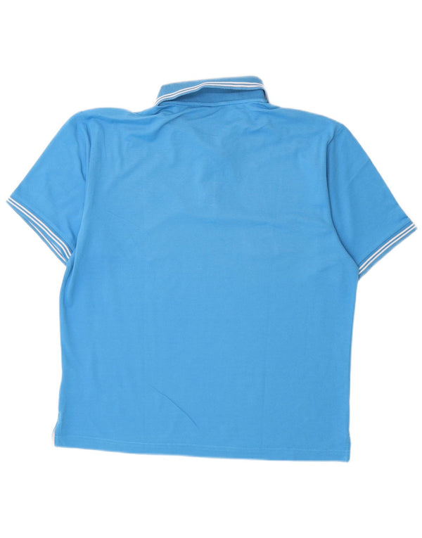 Champion Polo para hombre de algodón azul grande