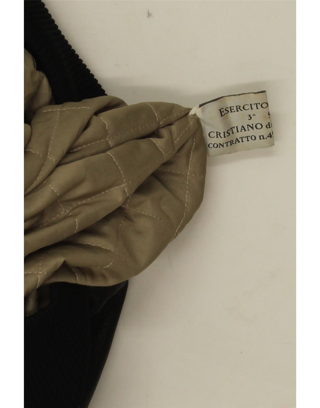 Esercito Chaqueta Militar De Cuero Para Hombre IT 52/54 XL Cuero Negro