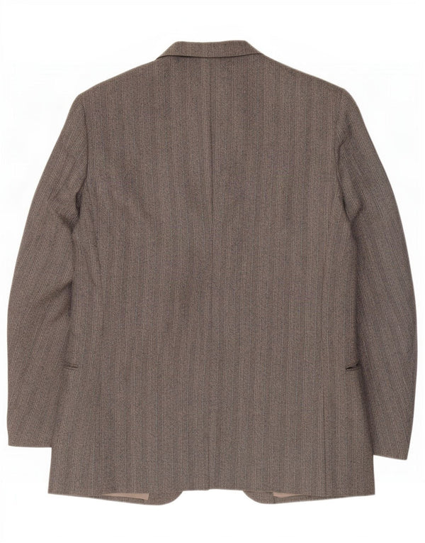 Chaqueta tipo blazer de 2 botones para hombre Valentino UK 38 Gris medio en espiga