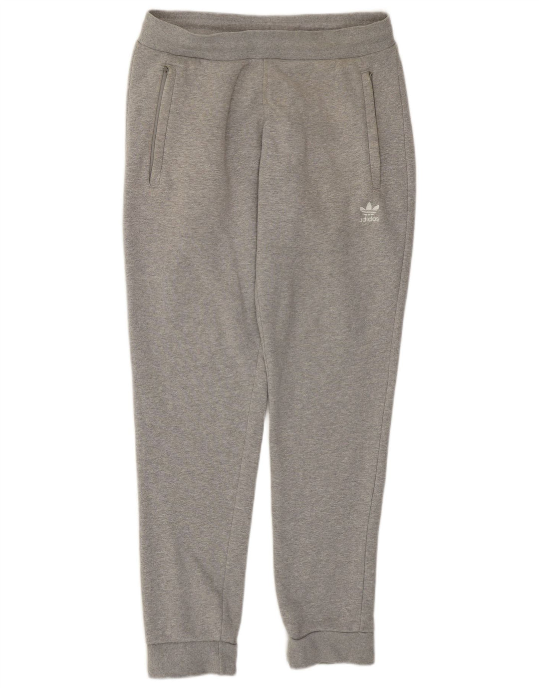 Adidas Hombre Pantalones De Chándal Joggers Gris Medio Algodón