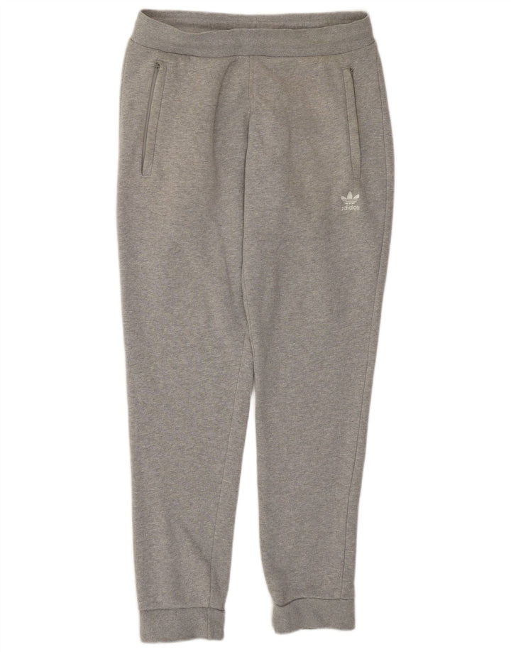 Adidas Hombre Pantalones De Chándal Joggers Gris Medio Algodón