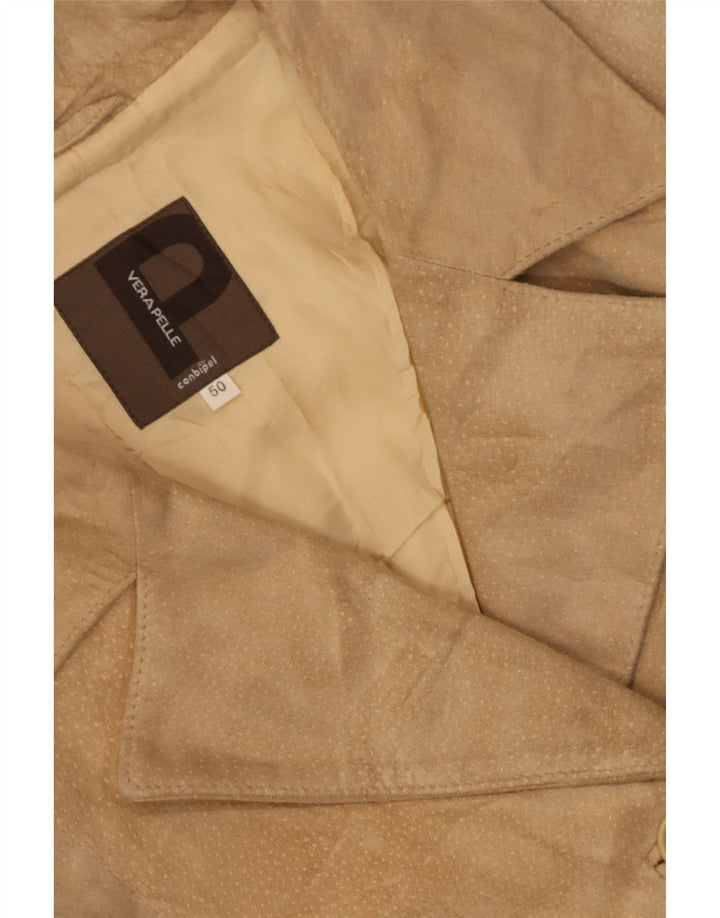 Abrigo Conbipel Mujer Ante IT 50 XL Cuero Beige