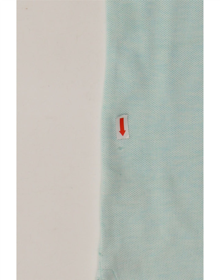 FILA Mens Polo Shirt Small Turquoise Cotton