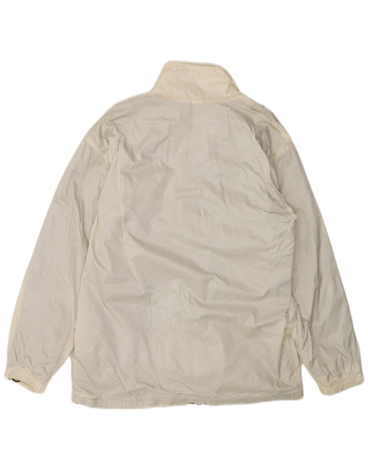 Burton Chaqueta cortavientos para snowboard para hombre UK 38 Medium White Colourblock