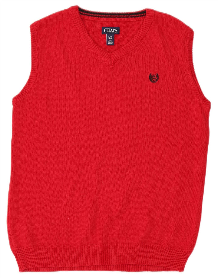 Chaps Camiseta sin mangas para niño 14-15 años Algodón rojo