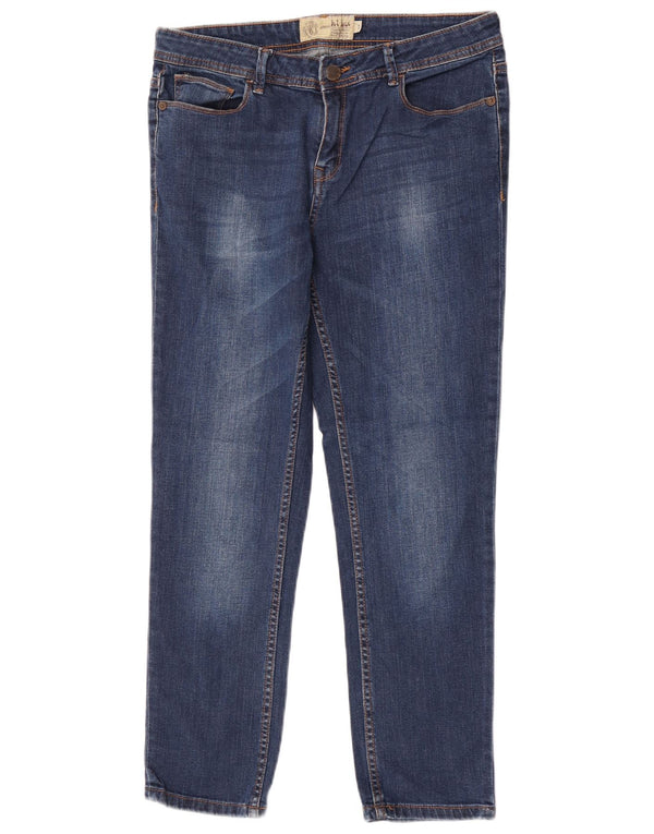 Vaqueros ajustados para mujer Fat Face UK 12 Medium W30 L26 Algodón azul