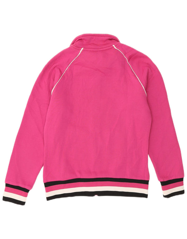 Umbro Chaqueta de chándal para mujer UK 10 Small Pink Colourblock Poliéster