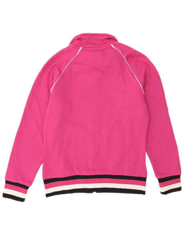 Umbro Chaqueta de chándal para mujer UK 10 Small Pink Colourblock Poliéster