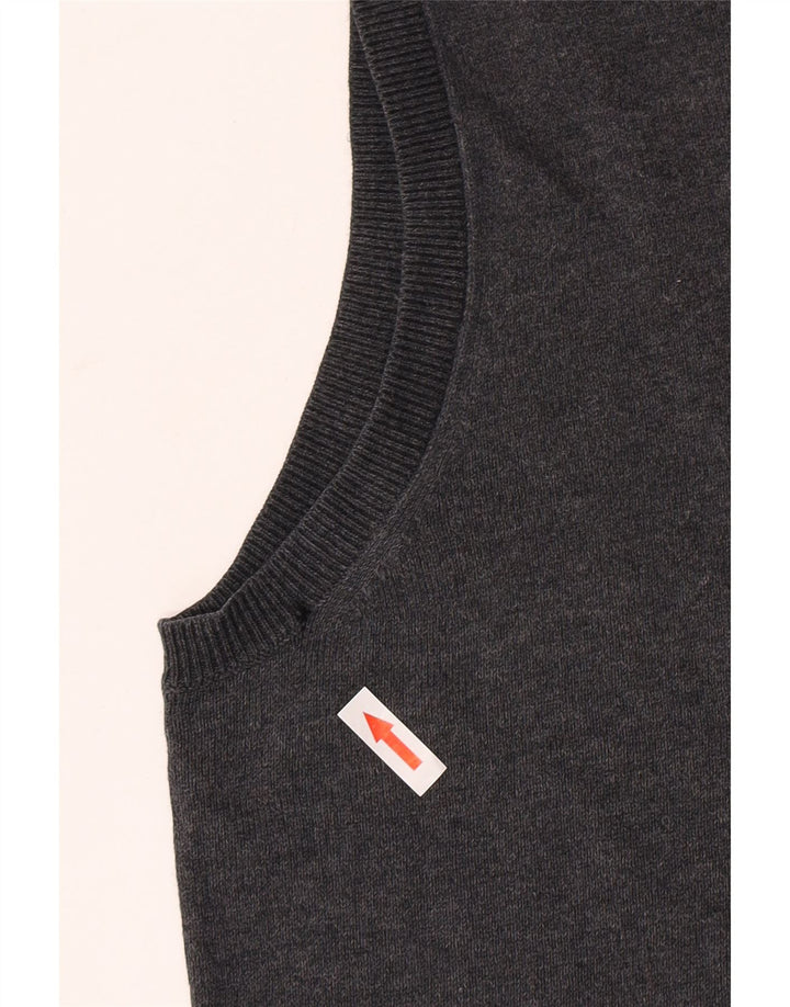 Tommy Hilfiger - Camiseta sin mangas para hombre, talla grande, algodón gris