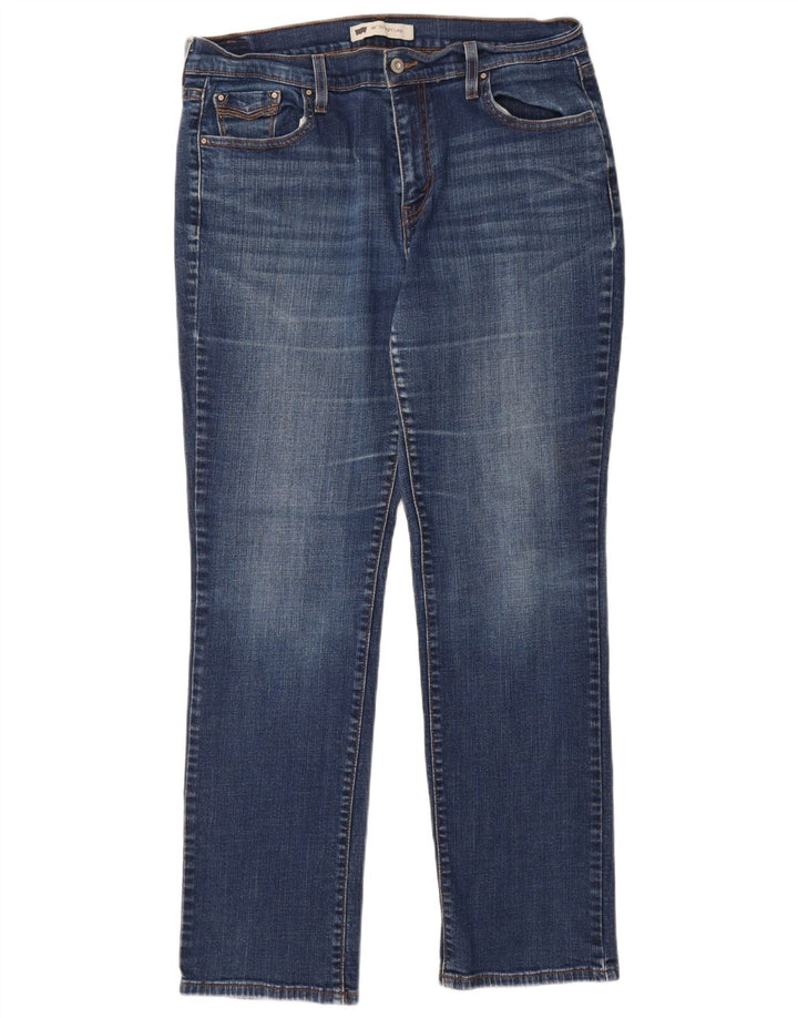 Vaqueros Levi's Mujer 505 Rectos W32 L32 Algodón Azul