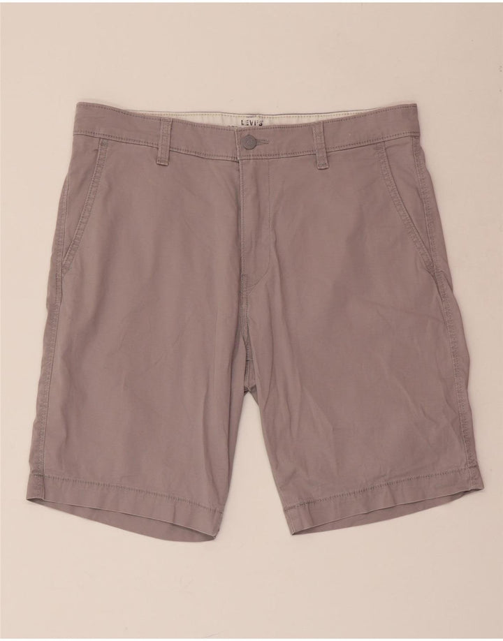 LEVI'S Pantalones cortos chinos para hombre W32 Algodón gris medio