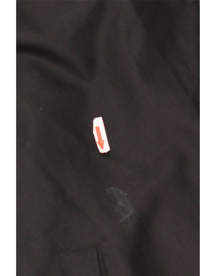 Kappa Chaqueta cortavientos para hombre UK 42 XL Poliéster negro