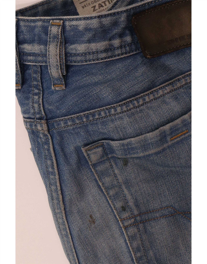 Diesel Hombre Zatiny Regular Bootcut Jeans W30 L30 Algodón Azul