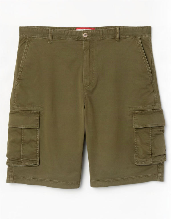 Tommy Hilfiger Pantalones cortos tipo cargo para hombre W36 Large Khaki Cotton