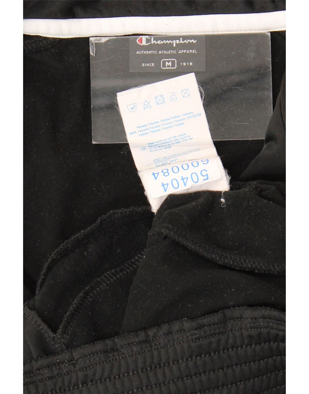 Champion Chaqueta De Chándal Para Hombre Poliéster Color Block Mediano Negro