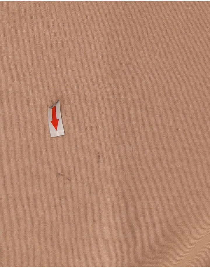 Zara Vestido recto para mujer UK 46 Grande Algodón beige