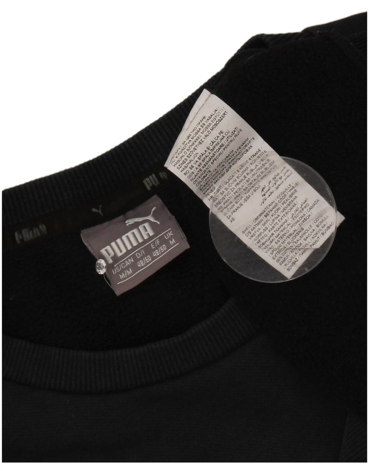 Puma Hombre Sudadera Gráfica Jumper Medium Negro Algodón