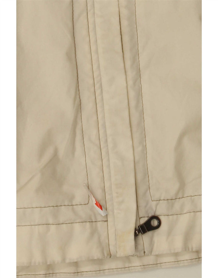 Murphy & Nye Chaqueta bomber con capucha para mujer UK 10 Small Off White Cotton