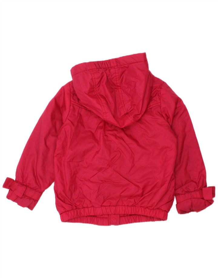 BENETTON Chaqueta cortavientos con capucha para niña 3-4 años Rojo