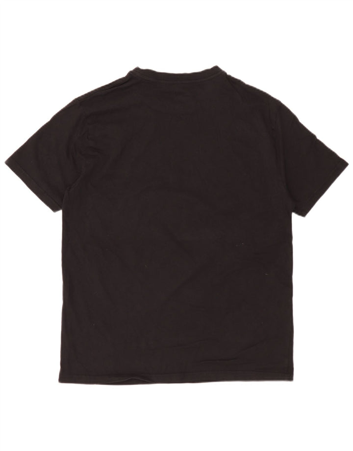 Hurley Camiseta Gráfica Para Hombre Top Mediano De Algodón Negro