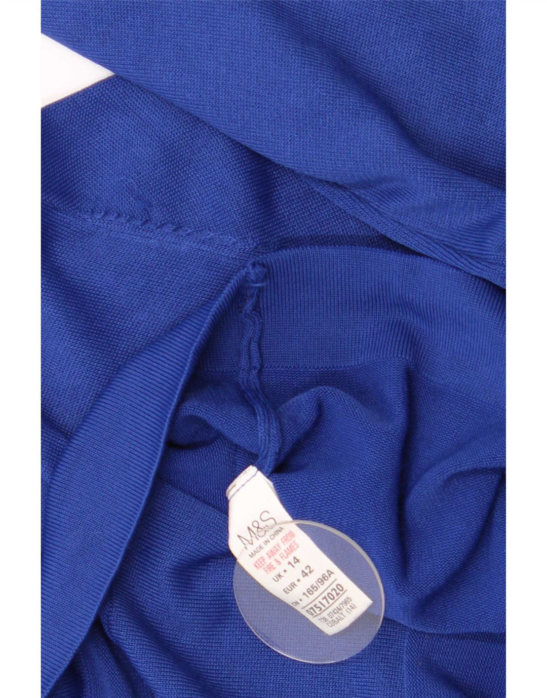 Marks & Spencer - Cárdigan para mujer, talla 40, talla grande, lino azul