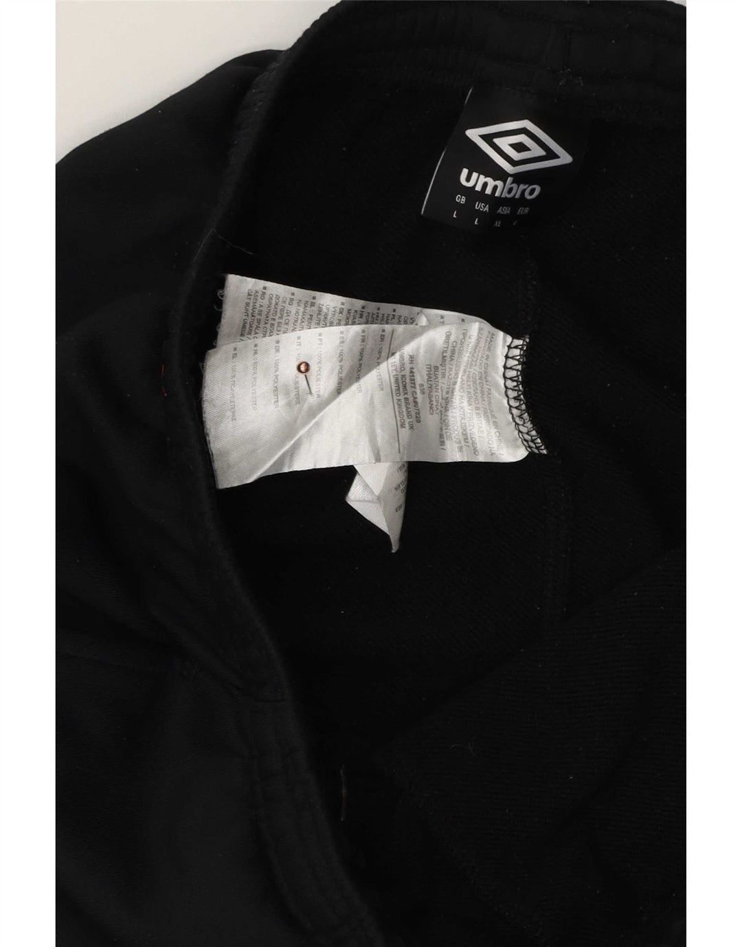 Leggings Umbro Hombre Deportivos De Poliéster Negro Grande