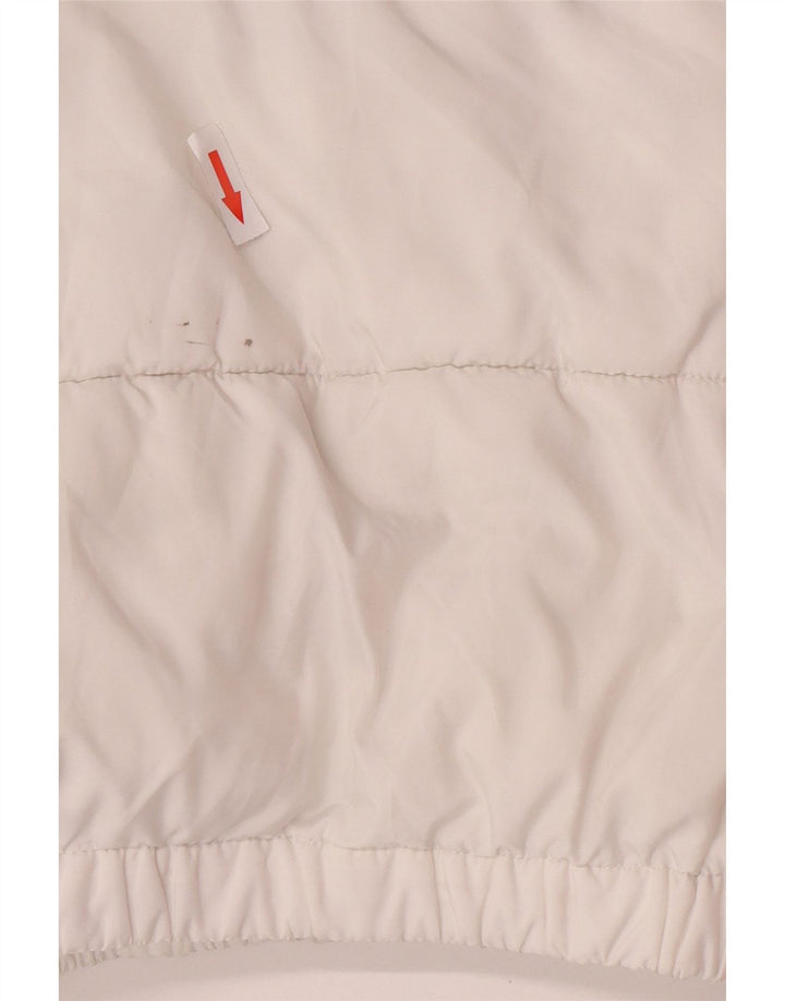 Kappa Chaqueta acolchada para hombre UK 40 Large Blanco Colorblock Poliéster