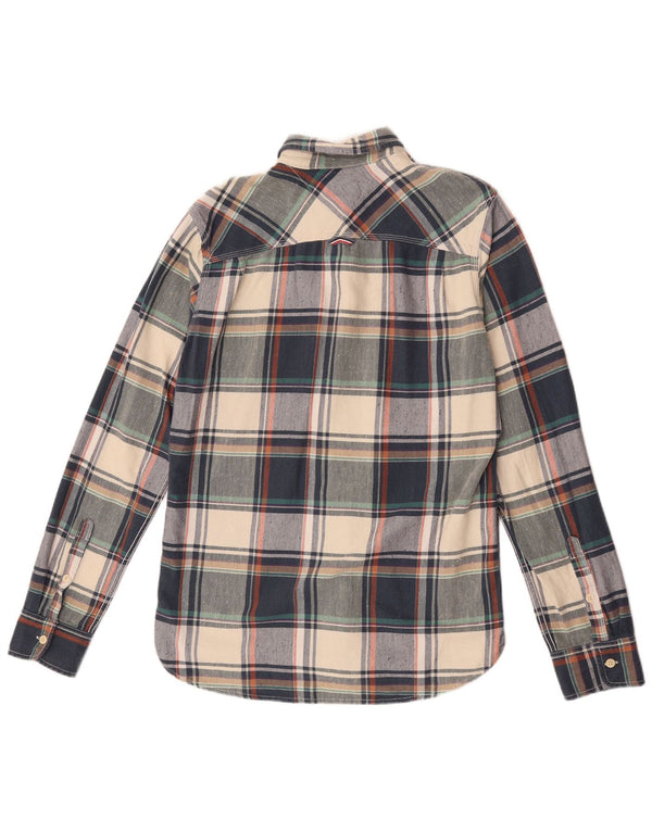 Tommy Hilfiger Camisa De Franela De Algodón A Cuadros Multicolor Mediana Hombre