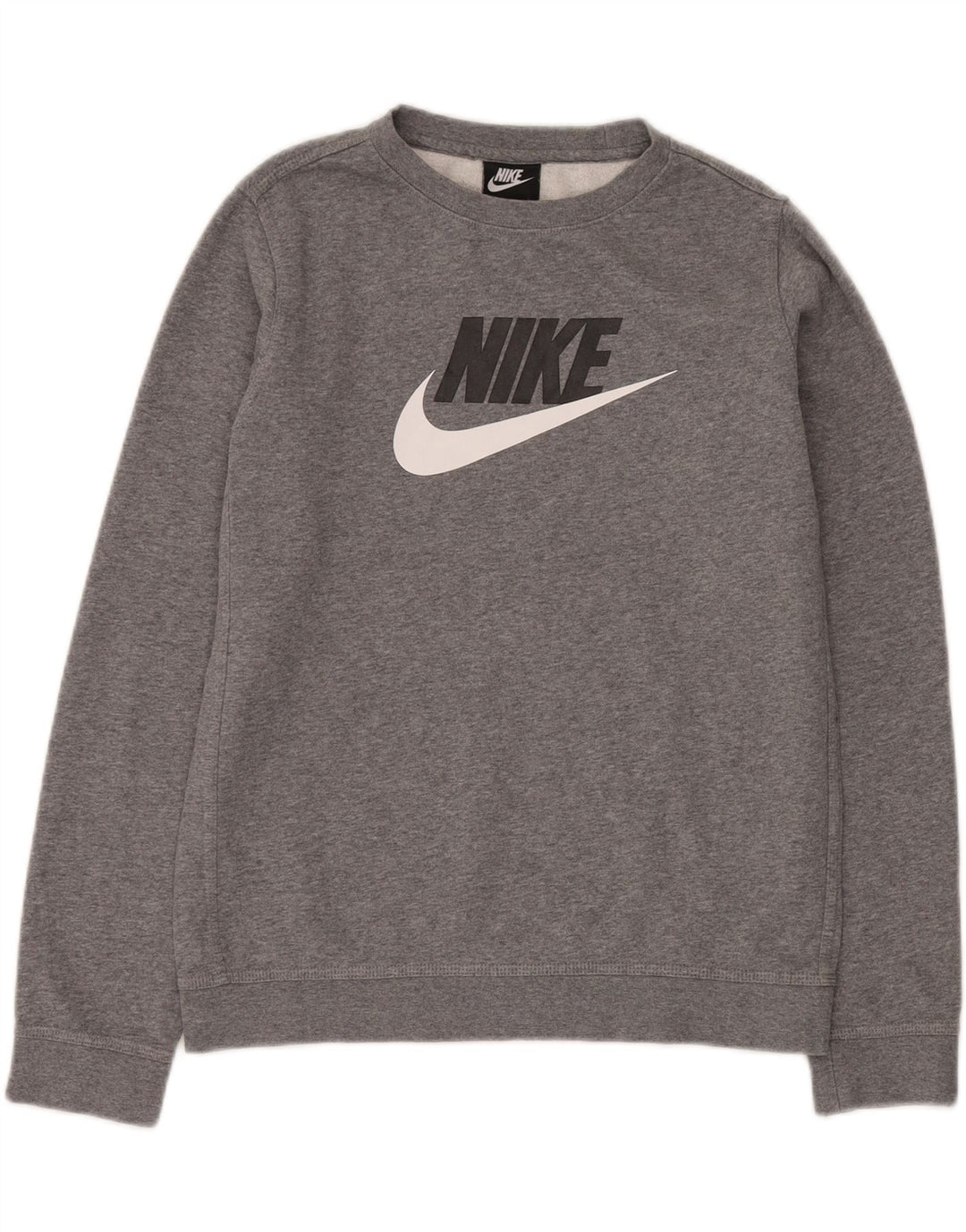 NIKE Sudadera gráfica para niños 13-14 años XL Gris Moteado