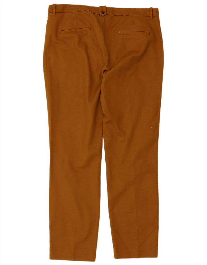Zara Mujer Pantalón Chino Slim EU 40 Medium W30 L28 Marrón