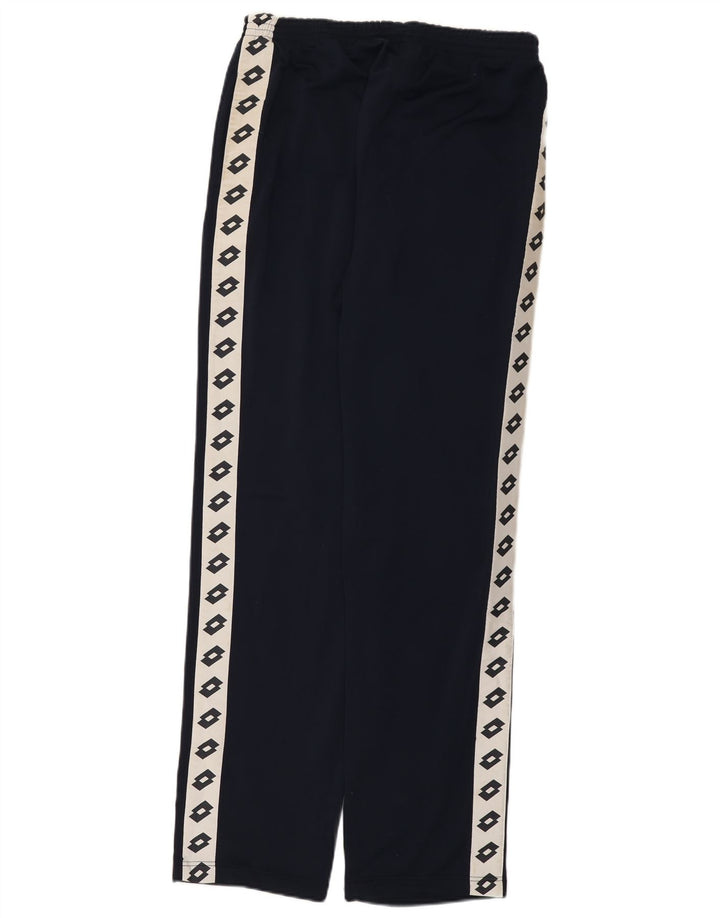 Lotto Hombre Pantalones De Chándal Gráficos Color Block En Azul Marino Medio