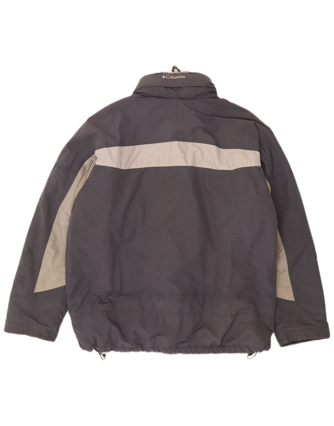 Columbia Chaqueta cortavientos para hombre UK 42 XL Gris Colorblock