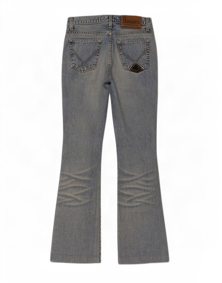 Roy Rogers Vaqueros acampanados para hombre W29 L31 Azul