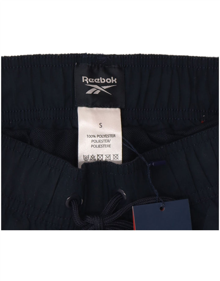 Reebok Bañador gráfico para hombre pequeño poliéster azul marino