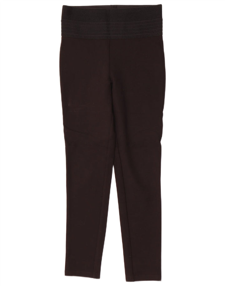 Zara Leggings De Cintura Alta Para Mujer UK 42 Mediano Negro