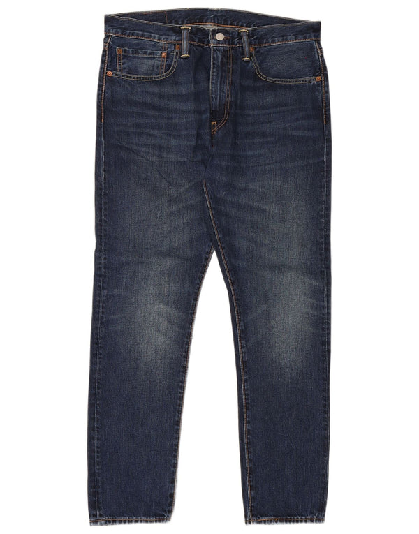 Levi's Hombre 512 Slim Tapered Jeans W34 L30 Algodón Azul Marino