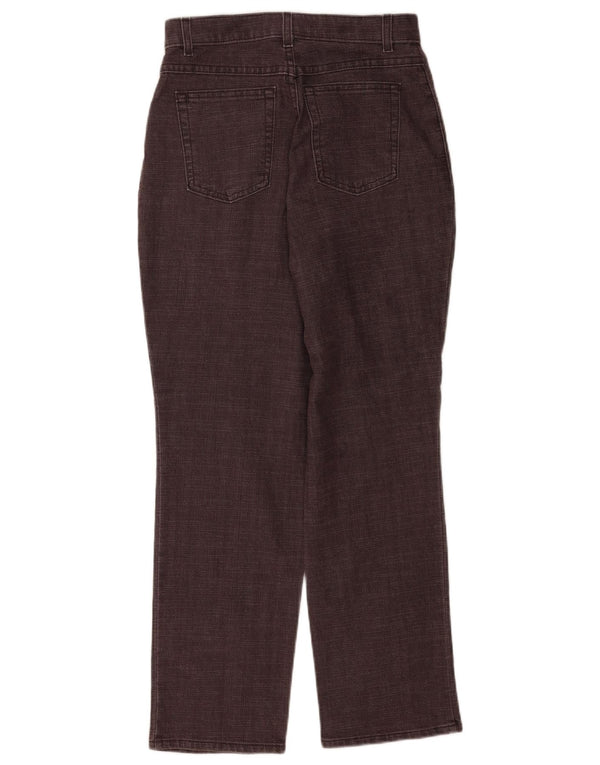 Marks & Spencer Vaqueros cónicos para mujer UK 10 Small W28 L28 Algodón morado