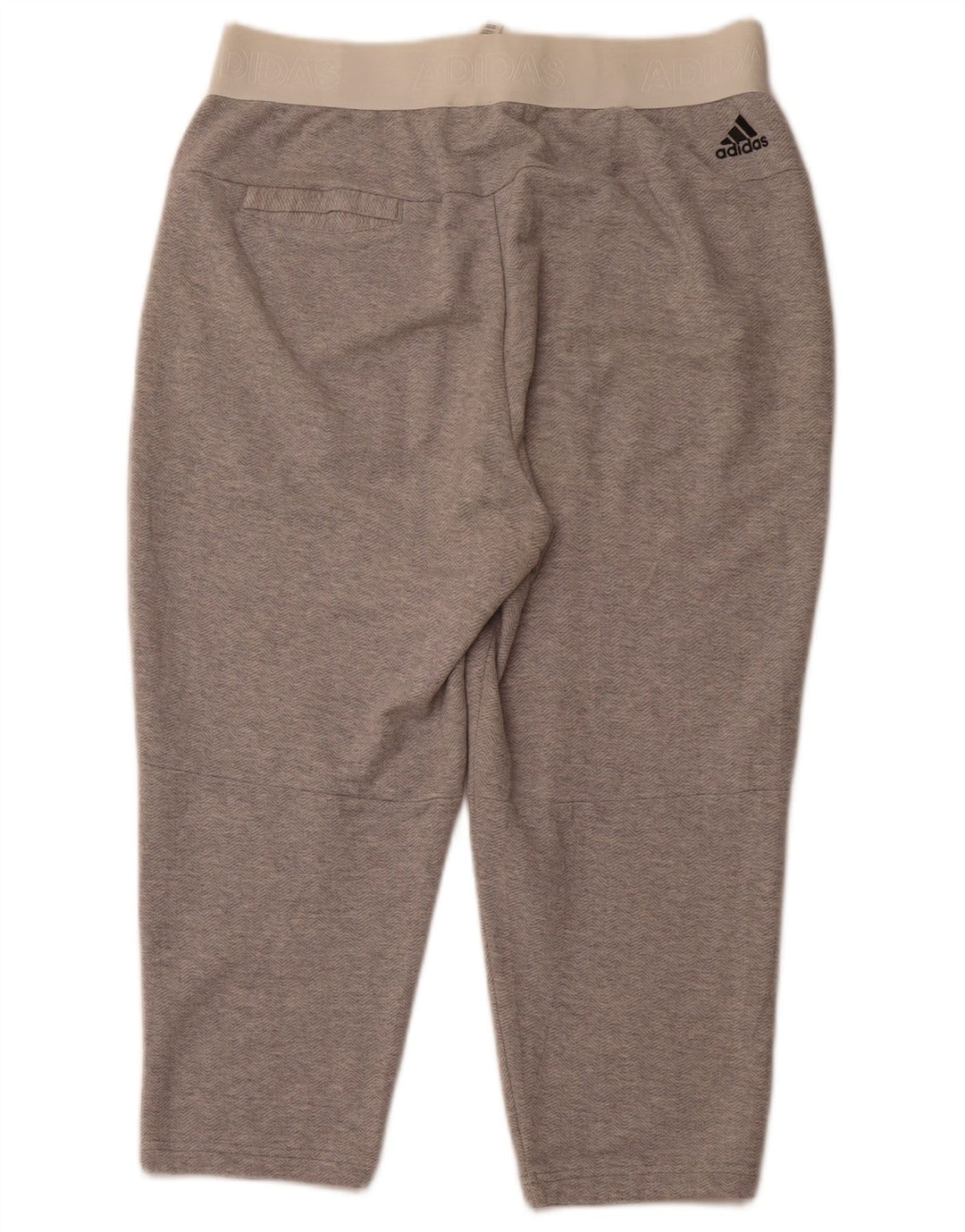 ADIDAS Pantalones de chándal gráficos para mujer Reino Unido 12/14 Gris medio Chevron