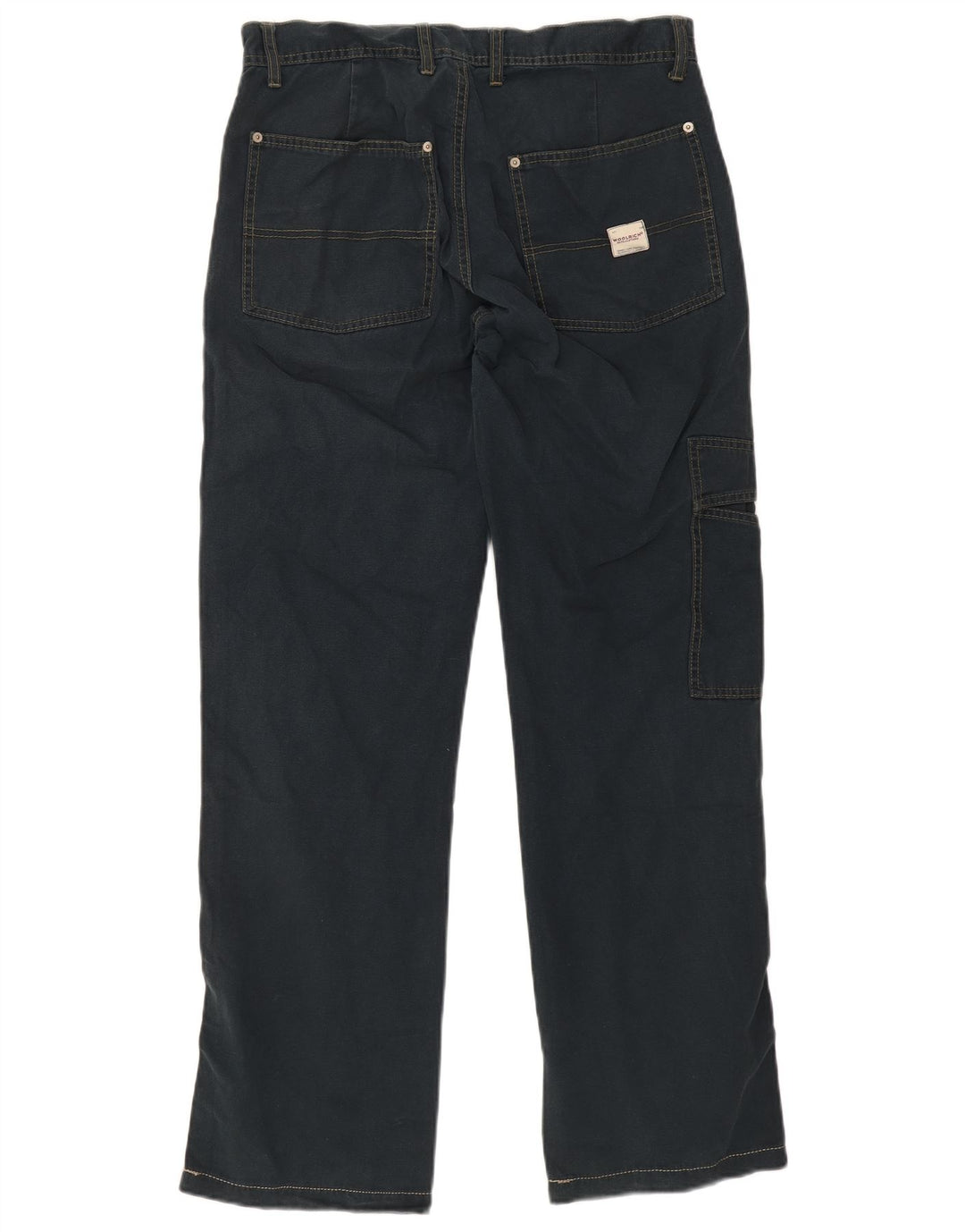 Woolrich Vaqueros rectos para hombre W32 L32 Algodón azul marino