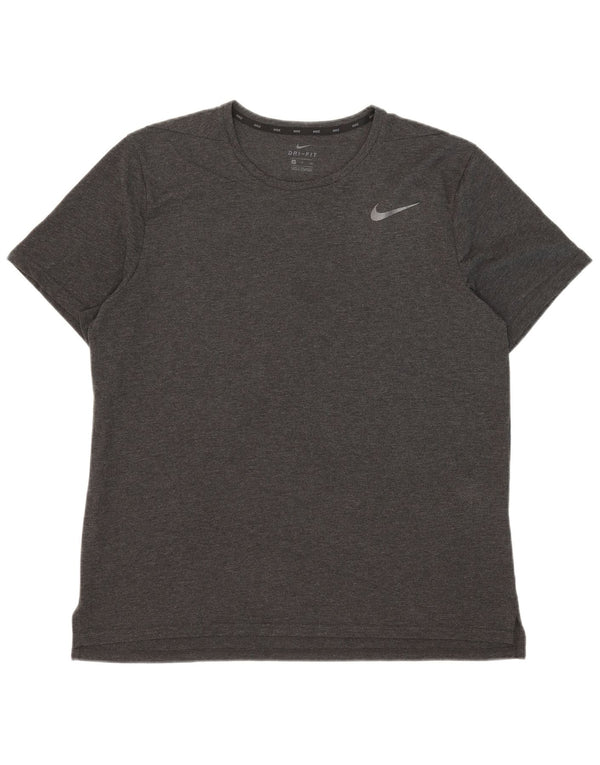 Camiseta Nike Dri Fit para hombre Top XL Gris Poliéster