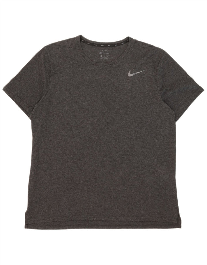 Camiseta Nike Dri Fit para hombre Top XL Gris Poliéster