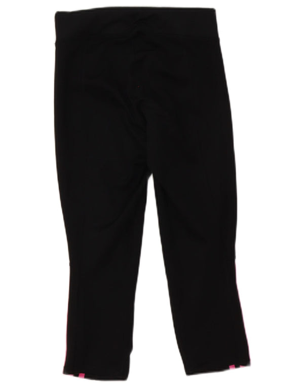 Adidas Leggings Capri para Mujer Reino Unido 8 Pequeño Poliéster Negro