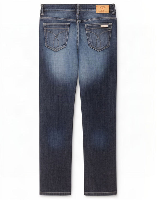 Calvin Klein Jeans ajustados desgastados para hombre W34 L34 Azul marino