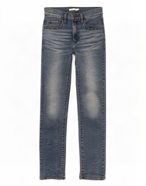 Levi's Mujer 724 Vaqueros Rectos De Tiro Alto W26 L30 Algodón Azul