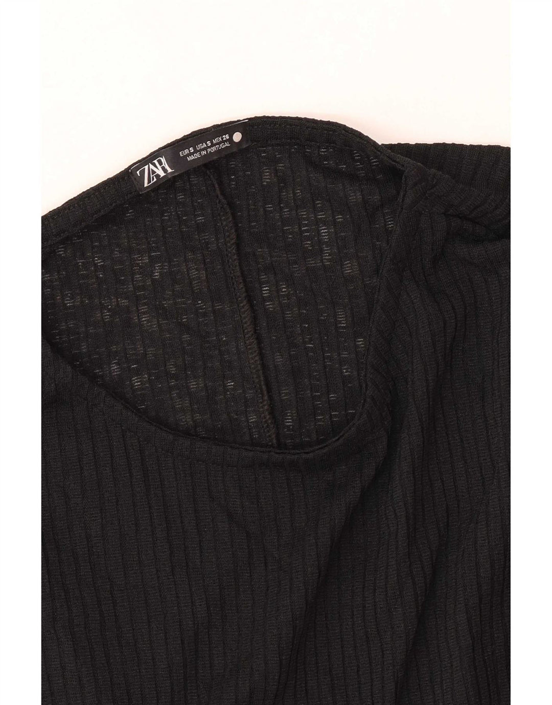 Zara Mujer Maxi Vestido UK 10 Small Negro