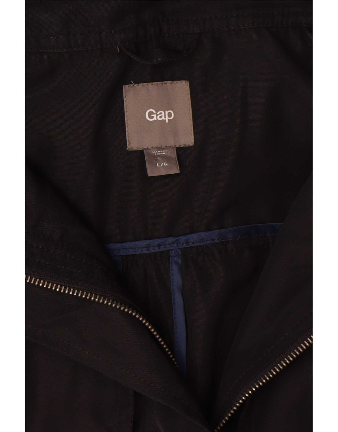 Chaqueta parka extragrande con capucha para mujer de Gap UK 46 Grande Poliéster negro