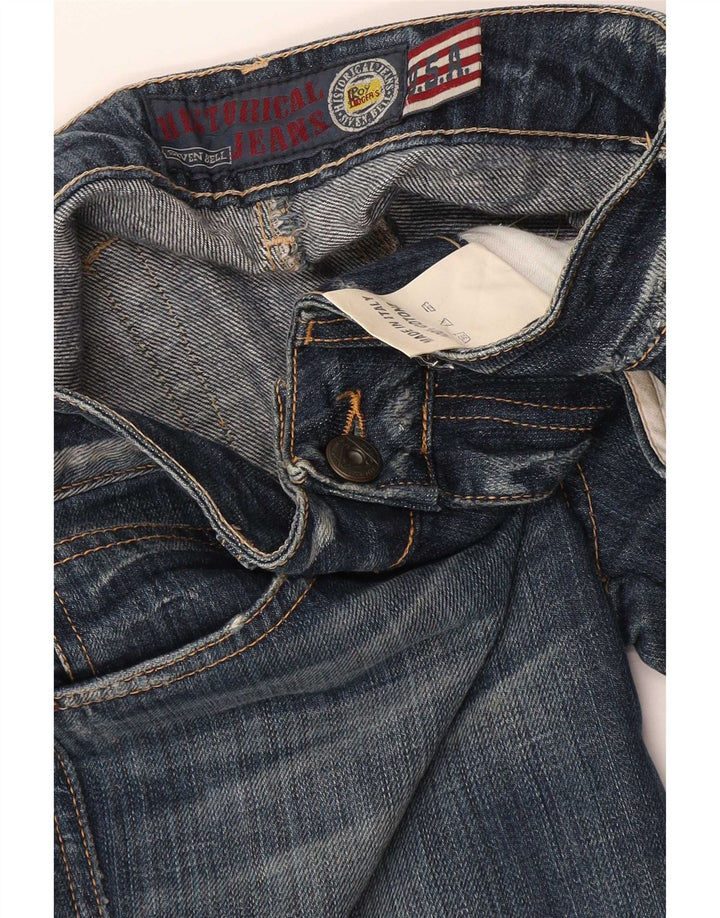 Vaqueros ajustados para mujer Roy Rogers W30 L27 Algodón azul